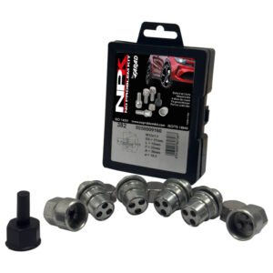 LOCK NUTS KIT M12X1.50 FLAT DTOY01