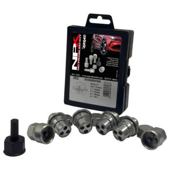 LOCK NUTS KIT M12X1.50 FLAT DTOY01