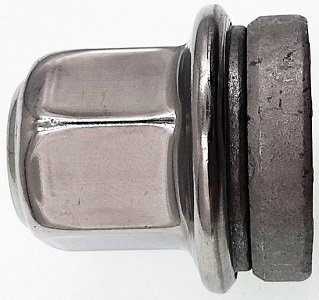 NUT CLOSED FLAT CH21 14X2.0 TRANSIT OE CHROME