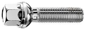 BOLT R14 CH17 14X1.50 X28 ZINC MW