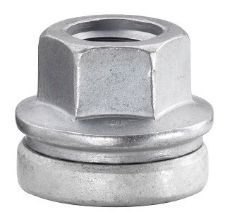 NUT OPEN FLAT CH21 14X2.0 TRANSIT