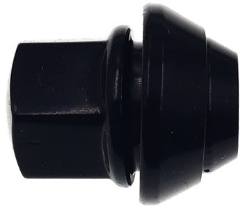 NUT CLOSED 60º CH19 12X1.50 2-PCE BLK (ZI-NI)