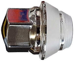 NUT CLOSED 60º CH19 12X1.50 2-PCE CHR